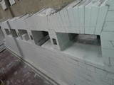 Alvenaria em tijolo refratário (em execução)