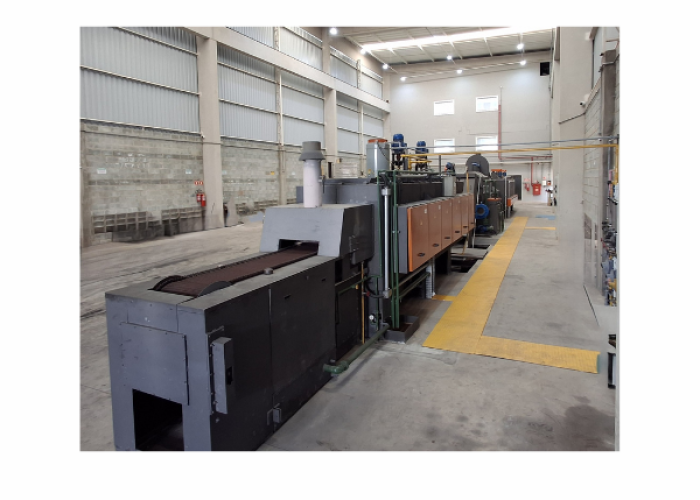 Imagem de Linhas Contínuas de Têmpera e Revenimento com esteira de arame