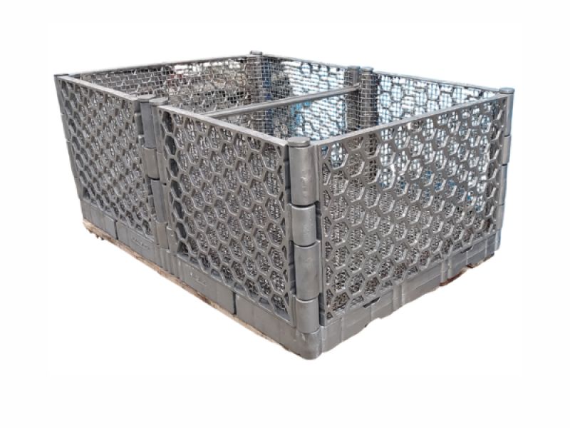 Foto 3 da clínica Cestos fundidos  para fornos de atmosfera controlada - Peças em Aço Inox Refratário