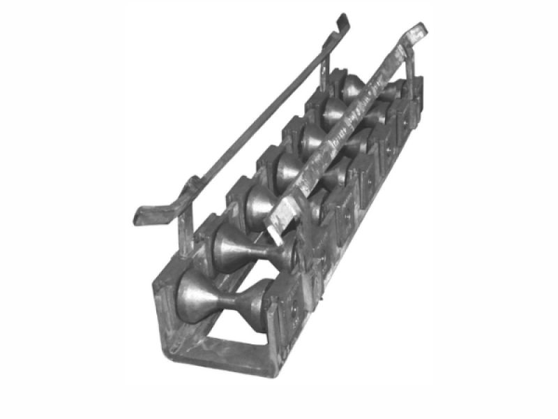 Foto 2 da clínica Trilhos com roletes - Peças em Aço Inox Refratário